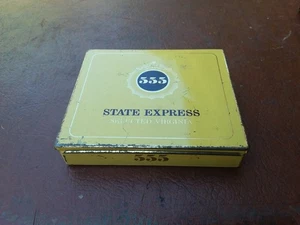 Vintage 555 Express Select Virginia Hinge Tin Tobacciana Advertise Collect Decor - Imagen 1 de 4