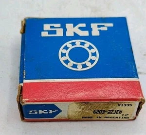 SKF 6203 22JEM Sealed Ball Bearing New Old Stock Made In Argentina - Picture 1 of 4