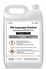 Hexeal Chemicals IPA 5L Lab/Pharmaceutical Grade Isopropy Alcohol/Isopropanol
