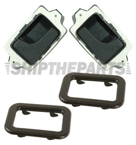 BMW INTERIOR DOOR HANDLE + TRIM 51211926306 + 51211926305 + 2x 51211876043 SET 4 - Picture 1 of 2