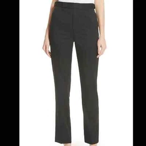 Helmut Lang Wollhose gerades Bein schwarz Profi Arbeitskleidung Gr. 2 NEU - Bild 1 von 12