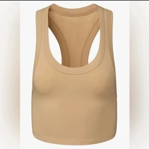 NUEVO Camiseta sin mangas de algodón elástica XXS capa básica diaria corta con espalda deportiva - Imagen 1 de 7