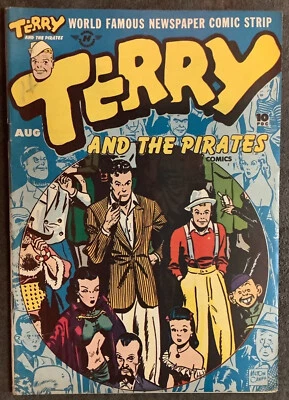 Terry and the Pirates # 5...Fine  6.0 grade..1947 comic--Milton Caniff cover--BB - Image 1 of 4