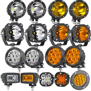 LED Work Light Bar Flood Spot Lights Driving Lamps Offroad Car Truck SUV 12V 24V - Picture 1 of 255