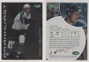 2001-02 ITG Parkhurst Silver Tri-Star New England /10 Teemu Selanne #25 HOF