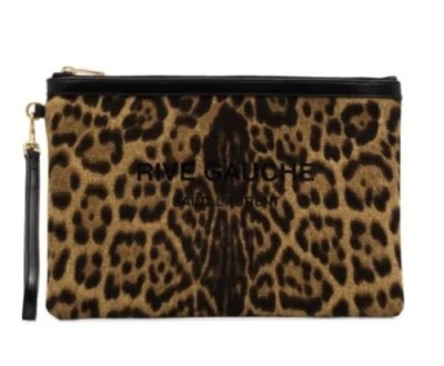 Saint Laurent Rive Gauche Bolsa Estampado Leopardo Foto 1 de 4
