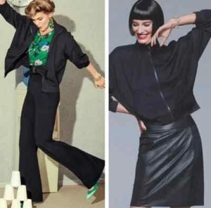 Cabi Womens Black Chance Stretch Long Sleeve Pockets Full Zip Bomber Jacket XS - Picture 1 of 10