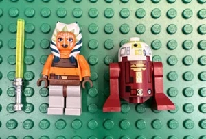 Lego R7-A7 Minifigure Ahsoka + Astromech Droid Star Wars Clone Wars 7751 sw0231 - Picture 1 of 2
