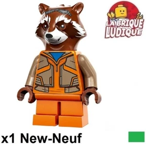 Lego Minifigure Super Heroes Rocket Raccoon Raccoon Orange sh0858 NEW - Picture 1 of 1