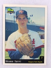 1991 Niagara Falls Rapids-Classic BEST Baseball Card-Shawn Turri