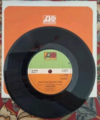 FOREIGNER"Feels Like The First Time" 1977 Original Atlantic Records UK 7"Single  - Image 1 of 2