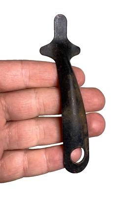 Antique Victorian Woodstove Wood Stove Cooktop Cook Lid Port Handle Thin Stamped - Image 1 of 4