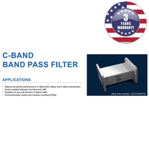 New Norsat BPF-C-8 C-Band Band Pass Filter 3.82 - 4.20 GHz - Picture 1 of 2