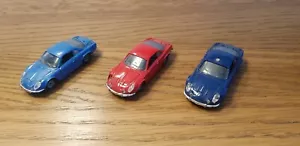 Alpine Berlinette Lot De 3 - Verem 1.43 - Miniature Rare Vintage Multicolore - Foto 1 di 21