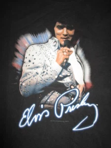 Vintage AAA Style Label - ELVIS PRESLEY (LG) T-Shirt - Picture 1 of 3
