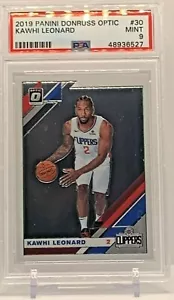 2019 Kawhi Leonard Panini Optic Prizm #30 1st Clippers PSA 9 MINT 💎💎 - Bild 1 von 3