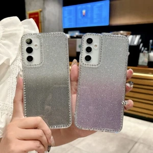 Hülle für Smausng S25 S24 Ultra S23 A56 A36 A15 A35 Gradient Glitter TPU Cover - Picture 1 of 17