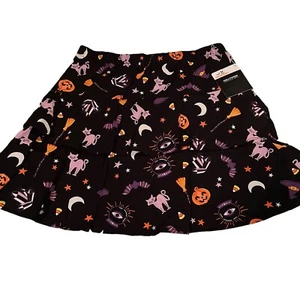 Celebrate Halloween Print Tiered Skirt Girls Size L(10/12) - Picture 1 of 5