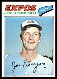 1977 Topps CC Joe Kerrigan #341 RC NM Or Better Montreal Expos