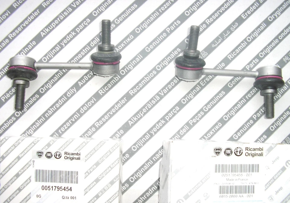 ALFA ROMEO SPIDER 939 New Pair GENUINE Front Suspension Anti Roll Bar Drop Links - Image 1 of 1