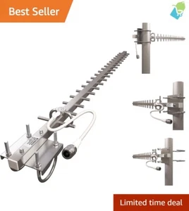 Lightweight 17dBi Yagi Antenna for Enhanced WiFi - Outdoor Connectivity Solution - Picture 1 of 11