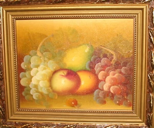 IMPRESSIONIST OIL PAINTING STILL LIFE WITH FRUITS - Picture 1 of 11