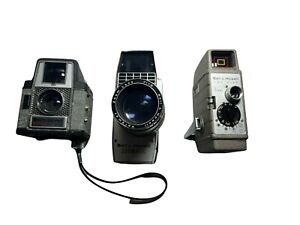 Bell & Howell Movie Camera Lot Director Series One Nine Electric Eye 127 Lot (3)