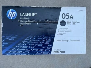 HP 05A (CE505D) Black Toner Cartridge P2035, P2055 - Picture 1 of 6