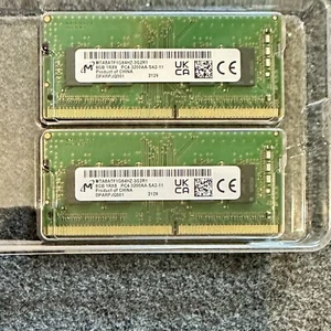 Micron DDR4 SO-DIMM 16GB (2x8GB) 1Rx8 3200MHz MTA8ATF1G64HZ-3G2R1 - Bild 1 von 2