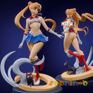 Sexy Sailor Moon NSFW Resina 1:4 Modelo Kit Sin Pintar Impresión 3D GK Estatua Figura - Imagen 1 de 11