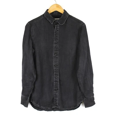 G-STAR RAW TYPE C Clean Shirt L/S Men's Denim Shirt Size S Grey Cotton ma5046 - Image 1 of 4