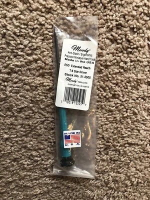 Moody ESD T-6 Star Driver Made in USA - Image 1 of 3