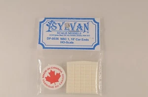 Sylvan HO NSC 1 10' Freight Car Ends - DP-0036 - Picture 1 of 2