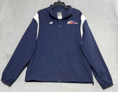 Chaqueta de Colección Rara New Balance X Filipinas Cremallera Completa Para Hombre Talla XL Nylon Azul Foto 1 de 4