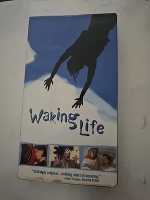 Waking Life VHS 2001 Promo Screener Widescreen - Rare MOVIE FILM TAPE - FREE S&H - Image 1 of 4