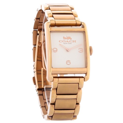 Orologio Coach Renwick Acciaio Inox Placcato Oro Rosa Quarzo Svizzero 14502838