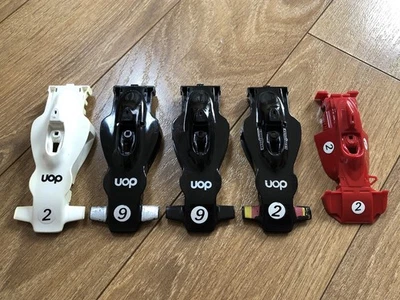 Scalextric UOP Shadow C012 Body Shells x 4 & Brabham BT44B C120 Body Shell x 1 - Image 1 of 4