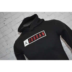 Nike Hoodie Pullover Boys Size Large Michael Air Jordan Basketball Front Pocket - Picture 1 of 8