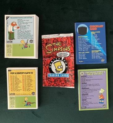 The Simpsons Trading Card Set 80 Cards 1994 Series 2 Skybox - Image 1 of 2