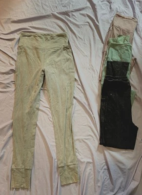 CUATRO pares de leggings marca Dip (gris, malva, verde, negro) MEDIANOS Foto 1 de 4