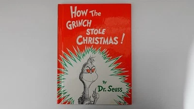 VINTAGE HOW THE GRINCH STOLE CHRISTMAS! DR. SEUSS 1957 Edition - Hardcover RARE Foto 1 de 4