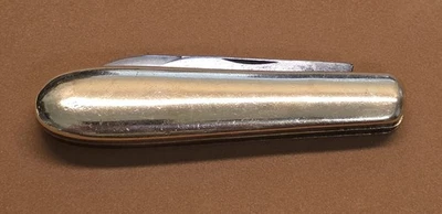 Antique Pre-1940 Era CF WOLFERTZ & CO ALLENTOWN PA Jack Knife - Brass Handles - Image 1 of 4