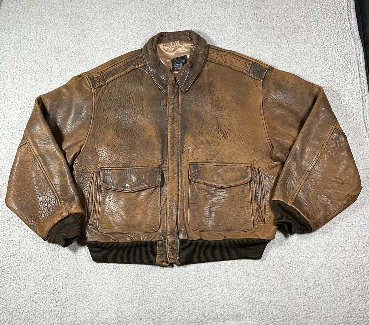 Avirex A2 Flight Jacket In Men'S Coats & Jackets for sale - eBay