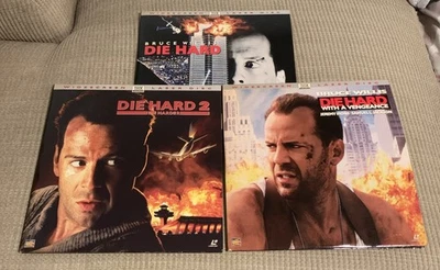 Die Hard Trilogy (Laserdisc) 6-Disc Set WIDESCREEN AC-3 THX Bruce Willis RARE! Foto 1 de 4