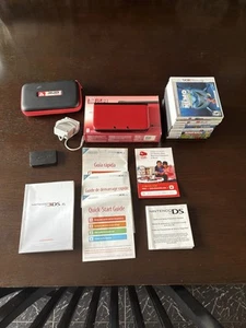 Nintendo 3DS XL + 8 Games – Boxed & Excellent Condition – Mario 64 DS Included! - Picture 1 of 5