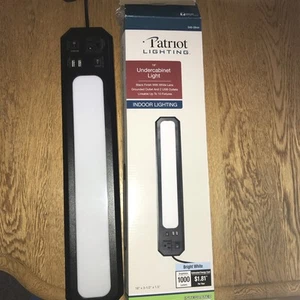 Patriot Lighting 18” Undercabinet Light Black Finish W/White Lens 1000 Lumens - Picture 1 of 5