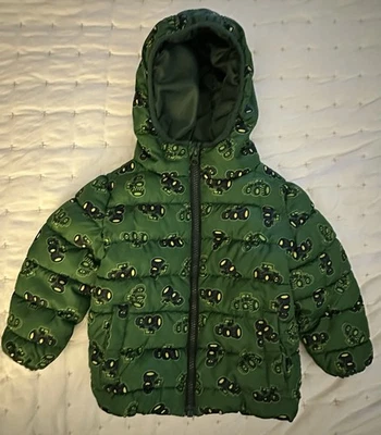 Chaqueta acolchada John Deere para niños talla 2T Foto 1 de 3