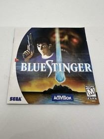 Blue Stinger SEGA Dreamcast Instruction Manual & Artwork Only