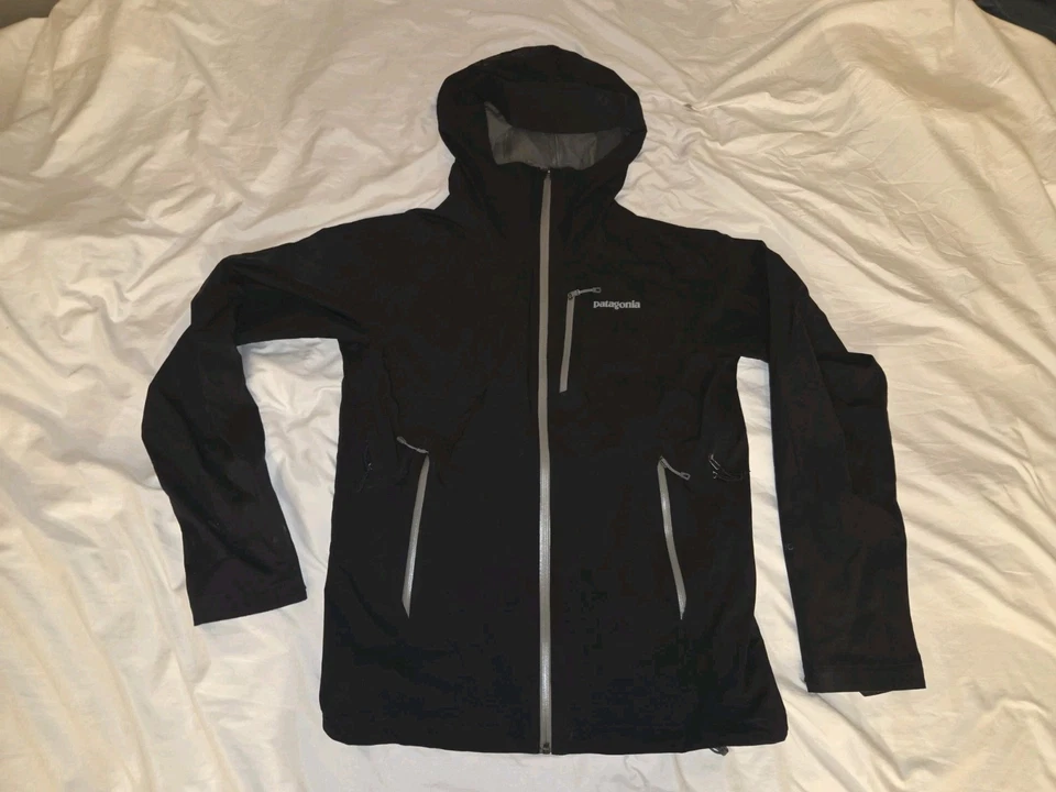 Chaqueta Patagonia Stretch Rainshadow H2No para hombre pequeña negra Foto 1 de 4