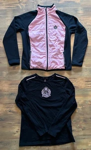 RALPH LAUREN - DAMEN - PINK & SCHWARZ - SHIRT & STEPPJACKE - MEDIUM - Bild 1 von 7